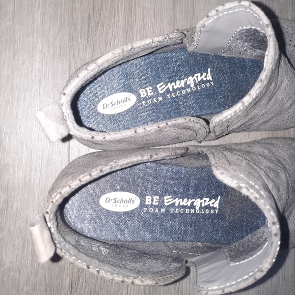 Dr. Scholls Be Energized Foam Technology Perforated Suede Ankle Booties - Picture 7 of 8